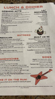 Big John's Rockin' Bbq menu