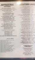 Mr. Juan's Mexican menu