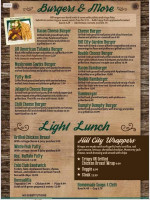 Hill City Café menu