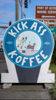 Kick Ass Koffee outside