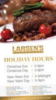 Larsen's Steakhouse food