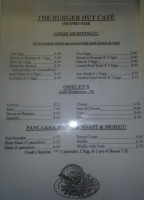 Burger Hut menu