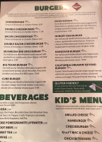 Lumberyard Grill menu