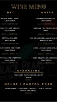 The Black Pearl Oyster Bar menu