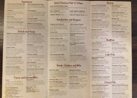 Joey's Seafood Grill menu