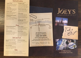 Joey's Seafood Grill menu