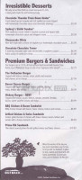 Outback Steakhouse menu