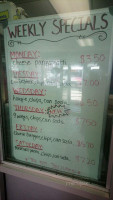 Panzarotti Pizza King menu