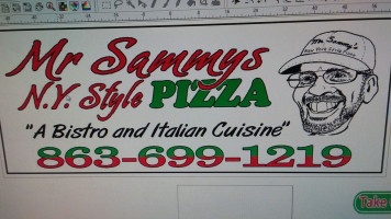 Mr Sammy's Ny Style Pizza Bistro Italian Cuisine food