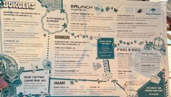 Park on Fremont menu