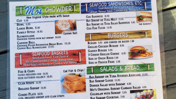 Mo's Seafood Chowder Cannon Beach menu