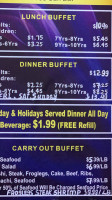 Epic Buffet menu