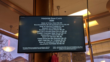 Hoover Dam Cafe food