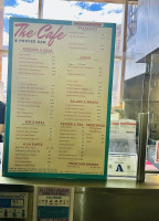 Hoover Dam Cafe menu