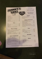 Johnny's Grill menu