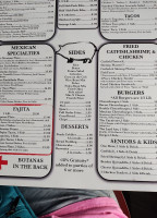 Ace's Bbq menu