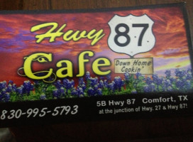 Hwy 87 Cafe food