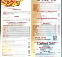 Tony Roni's menu