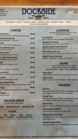 Dockside And Grill menu