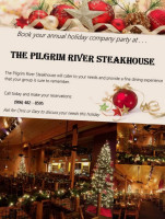 Pilgrim River Steakhouse food