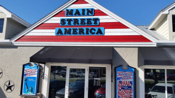 Main Street America An Eatery outside