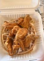 Country Style Chicken And Waffles food