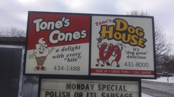 Tone's Cones outside