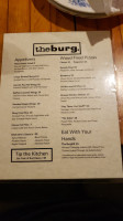 The Burg. menu