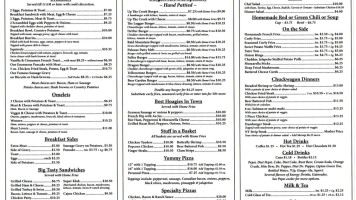 Drifters Western And Grill menu