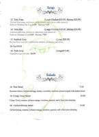 Ruan Thai Cuisine menu