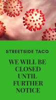 Streetside Tacos menu