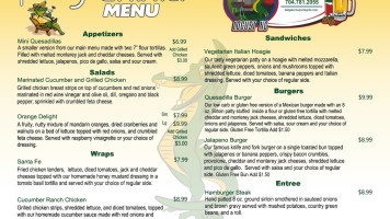 Tailgators Sports Grill menu