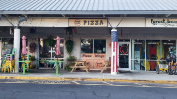 Super Baked Pizza And Wings outside