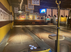 Forest City Shuffleboard Arena And inside