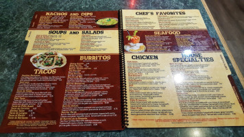 Monterrey Mexican menu