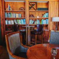 Timber Dining Room at Lied Lodge & Conference Center inside