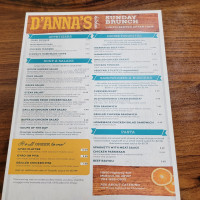 D'anna's Kitchen menu