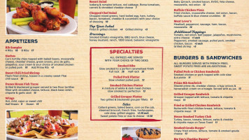 Big Jim's Bbq, Burgers Pizza menu