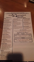 Cue Master menu