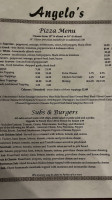 Angelo's Greek And Italian menu