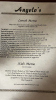 Angelo's Greek And Italian menu