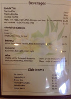 Natalee Thai Cuisine menu