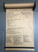 Staghorn Kitchen menu