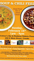 Critters & Roskens Dakota Pizzas food