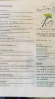 The Green Fork And Local Roots Market menu