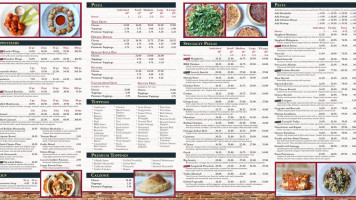 Lucca's Pizzeria menu