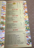 Asian Spice menu