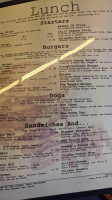 Miner's Diner menu