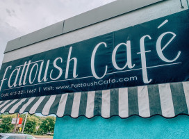 Fattoush Cafe food