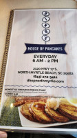 Dino's House of Pancakes menu